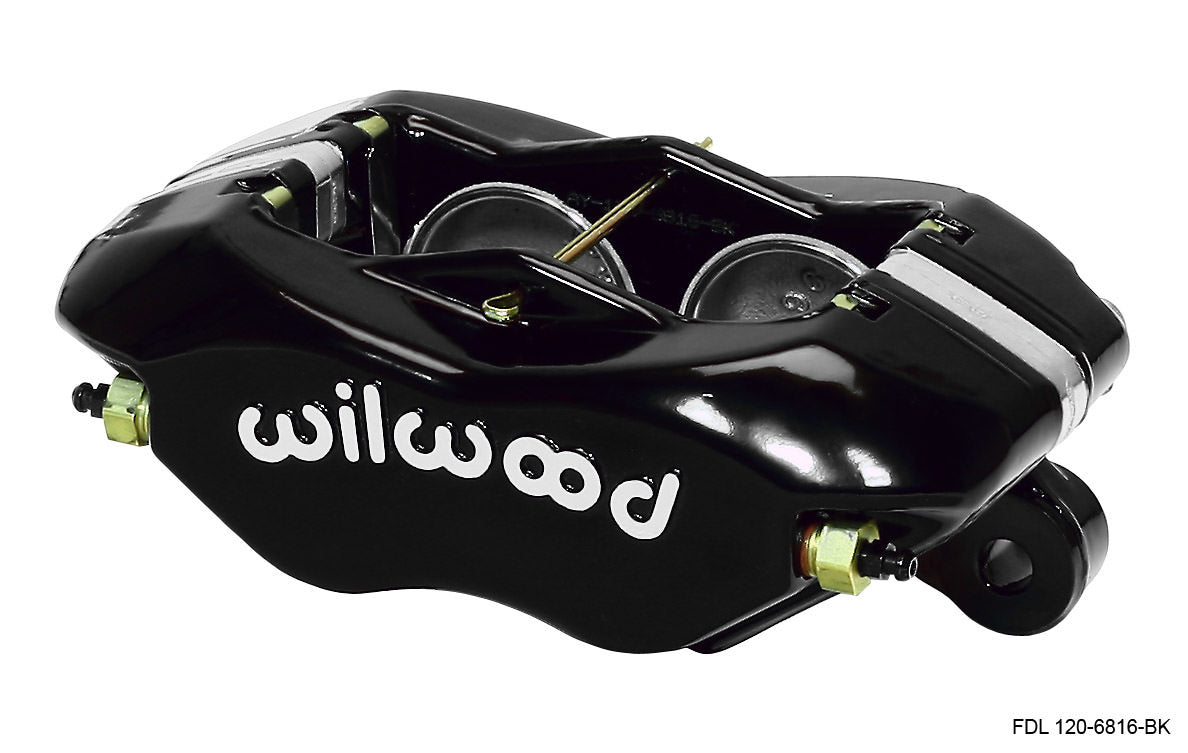 Wilwood Brakes 120-6816-BK Caliper Dynalite 0.810in Rotor 4 Piston Black Wilwood Brakes 120-6816-BK