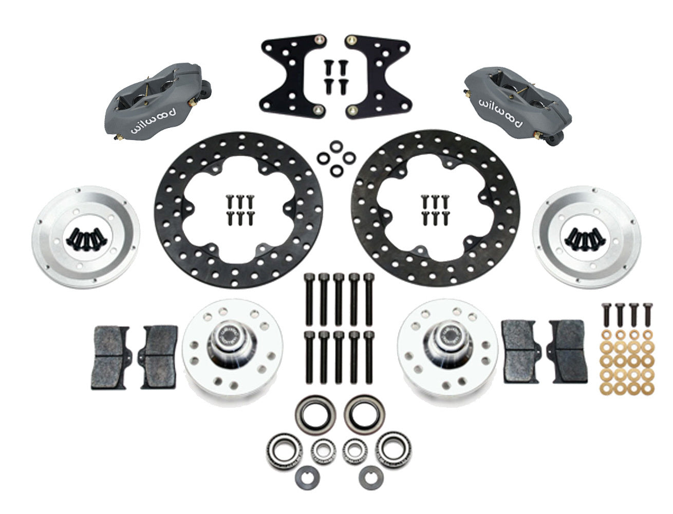 Wilwood Brakes 140-1013-BD MD Drag Front Brake Kit Mustang II/Pinto Wilwood Brakes 140-1013-BD