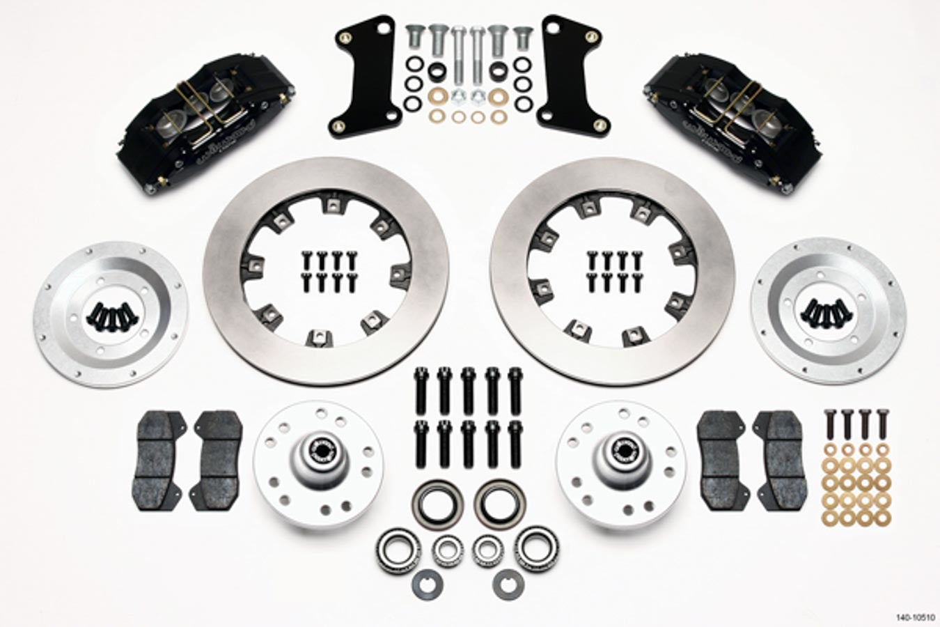 Wilwood Brakes 140-10510 Front Disc Brake Kit 67- 69 Camaro 12.19in Wilwood Brakes 140-10510