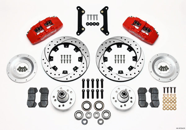 Wilwood Brakes 140-10738-DR Brake Kit Dynapro Camaro 70-78 6 Piston 12.19in Wilwood Brakes 140-10738-DR
