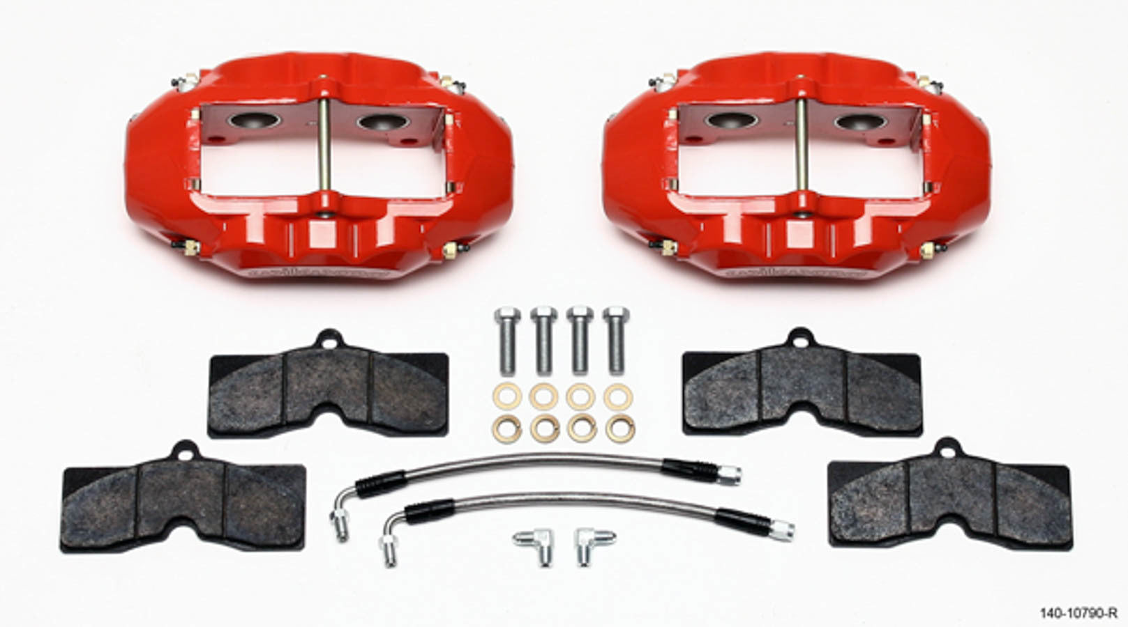 Wilwood Brakes 140-10790-R Rear Brake Kit 65-82 Corvette Red Powdercoat Wilwood Brakes 140-10790-R