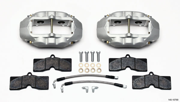 Wilwood Brakes 140-10790 Rear Brake Kit 65-82 Corvette Clear Anodized Wilwood Brakes 140-10790