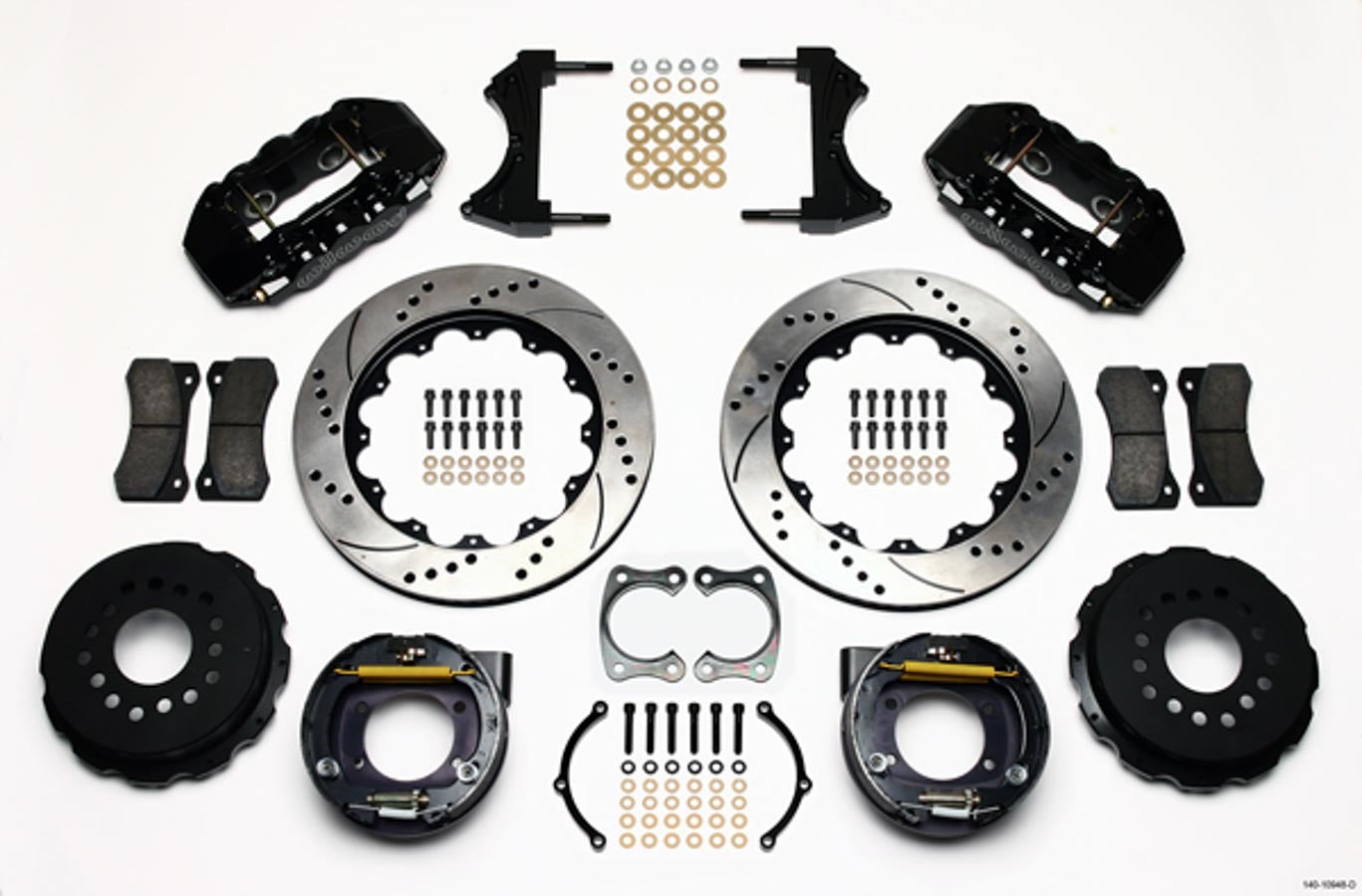 Wilwood Brakes 140-10948-D Brake Kit Rear Big Ford New 2.50in Offset Wilwood Brakes 140-10948-D