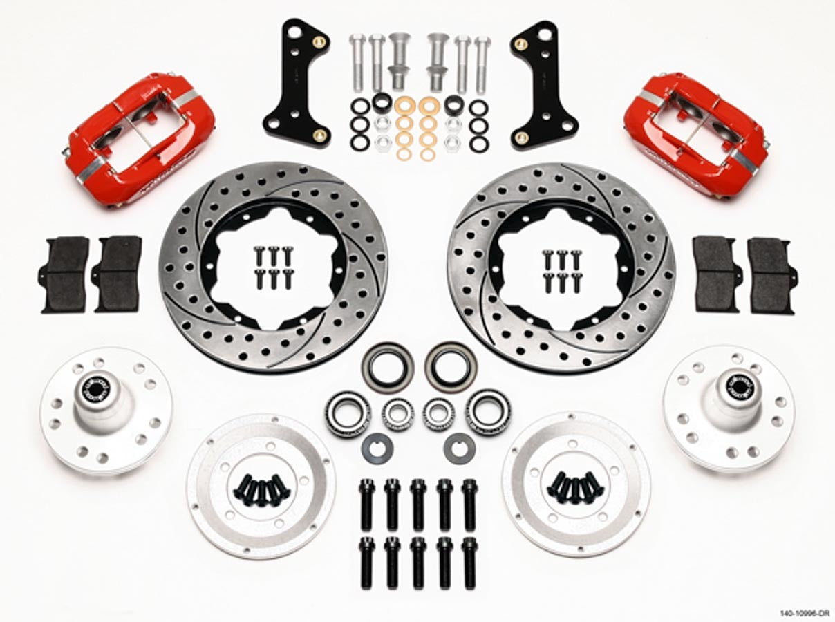 Wilwood Brakes 140-10996-DR HD Front Brake Kit 67-72 Camaro/Nova Drilled Wilwood Brakes 140-10996-DR