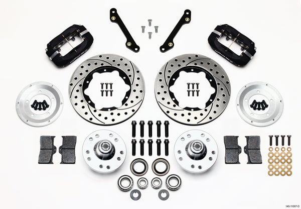 Wilwood Brakes 140-11007-D FDL Front Kit 11in Drilled Wilwood Brakes 140-11007-D