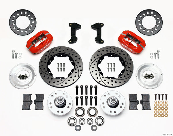 Wilwood Brakes 140-11017-DR Front Brake Kit Mustang II 74-78 11in Drilled Wilwood Brakes 140-11017-DR