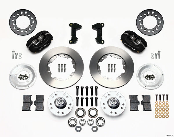 Wilwood Brakes 140-11017 HD Front Brake Kit Must II Drop Spindle Wilwood Brakes 140-11017