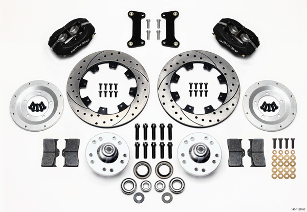 Wilwood Brakes 140-11275-D Brake Kit Front Dynalite Camaro 82-92 12.19in Rt Wilwood Brakes 140-11275-D