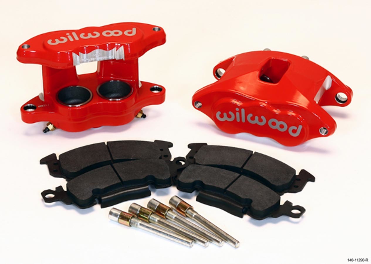 Wilwood Brakes 140-11290-R Front Caliper Kit D52 / Big GM Red Powdercoat Wilwood Brakes 140-11290-R
