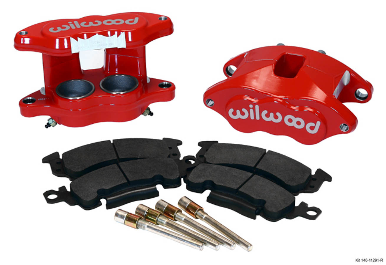 Wilwood Brakes 140-11291-R Front Caliper Kit D52/ Big GM Red Powdercoat Wilwood Brakes 140-11291-R