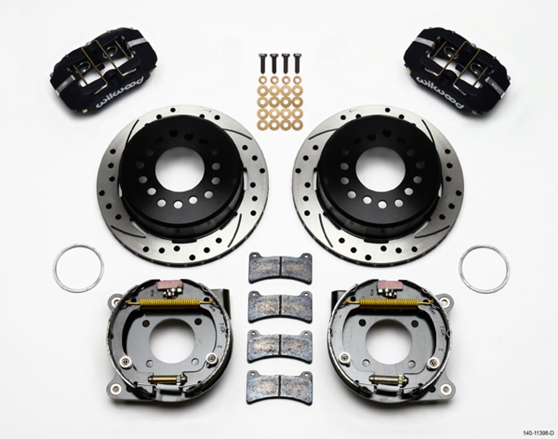 Wilwood Brakes 140-11398-D Rear Disc Brake Kit 12- Bolt Chevy w/Parking Brk Wilwood Brakes 140-11398-D
