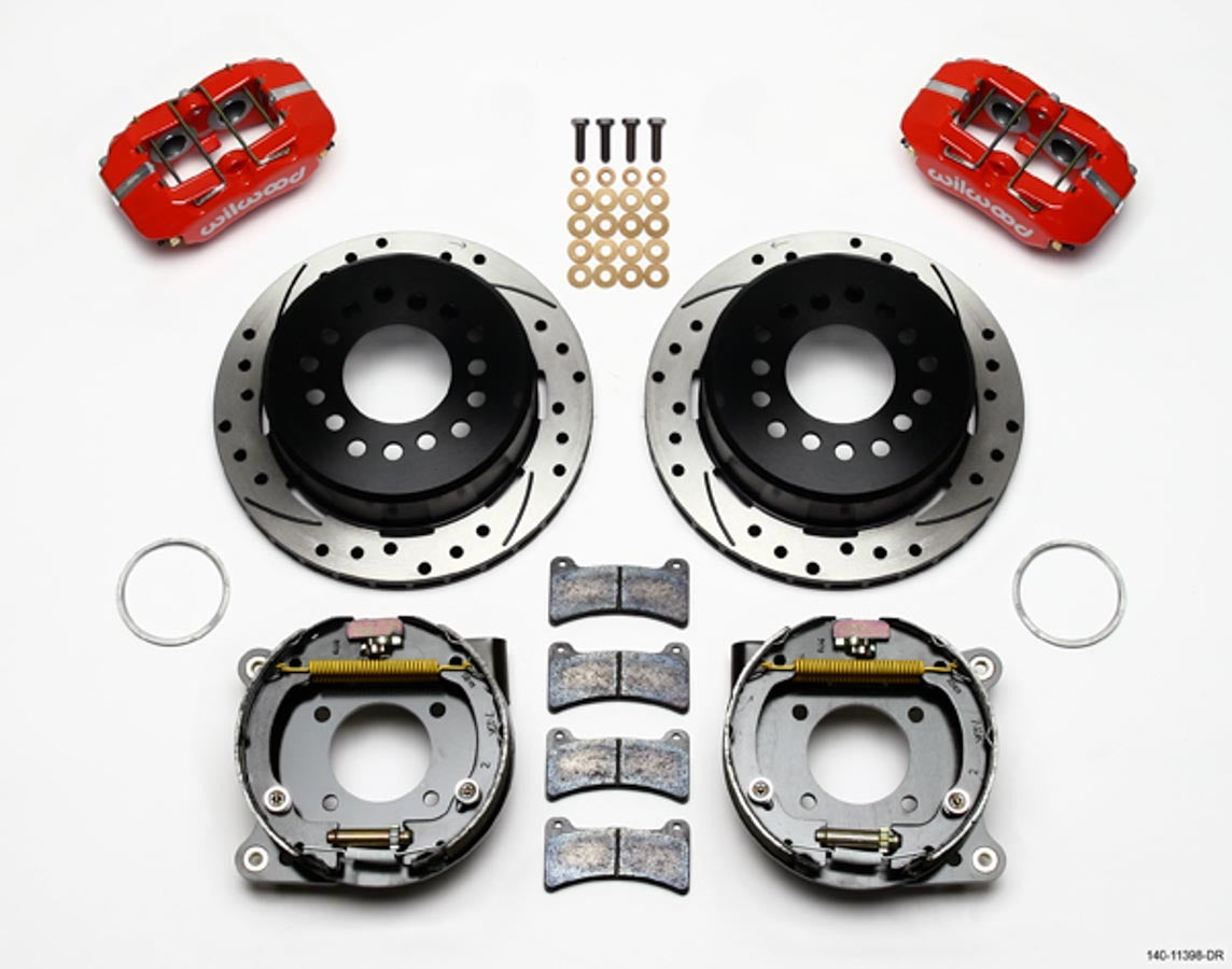 Wilwood Brakes 140-11398-DR Rear Disc Brake Kit 12- Bolt Chevy w/parking Brk Wilwood Brakes 140-11398-DR