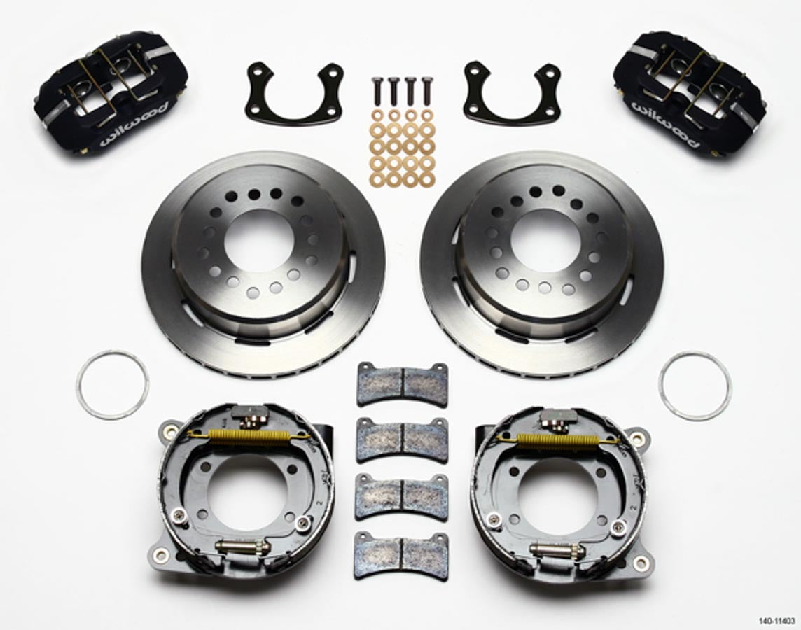 Wilwood Brakes 140-11403 Rear Disc Brake Kit Sml. Ford w/Parking Brake Wilwood Brakes 140-11403