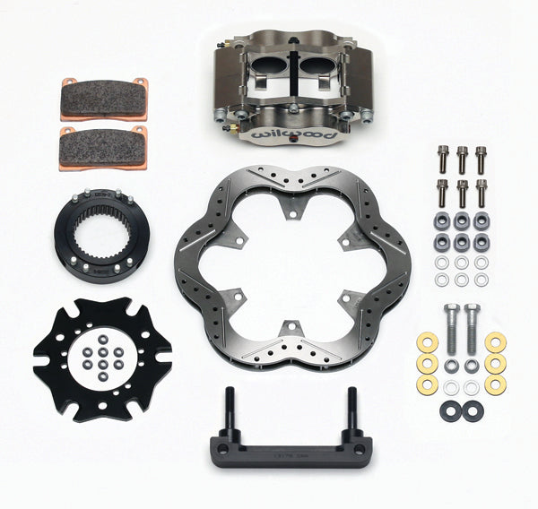 Wilwood Brakes 140-11810 Brake Kit Midget Billet Narrow DL RM 10.50in Wilwood Brakes 140-11810