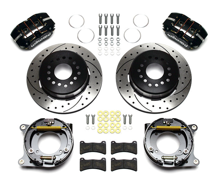 Wilwood Brakes 140-11827-D Rear Brake Kit GM w/Park Drilled Wilwood Brakes 140-11827-D