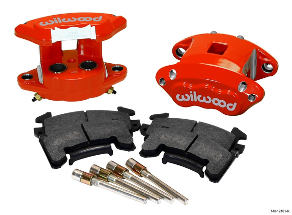 Wilwood Brakes 140-12101-R Rear Brake Kit D154 Red Wilwood Brakes 140-12101-R