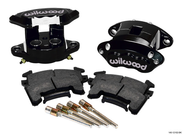 Wilwood Brakes 140-12102-BK Caliper Kit Metric D154 Rear Black Wilwood Brakes 140-12102-BK