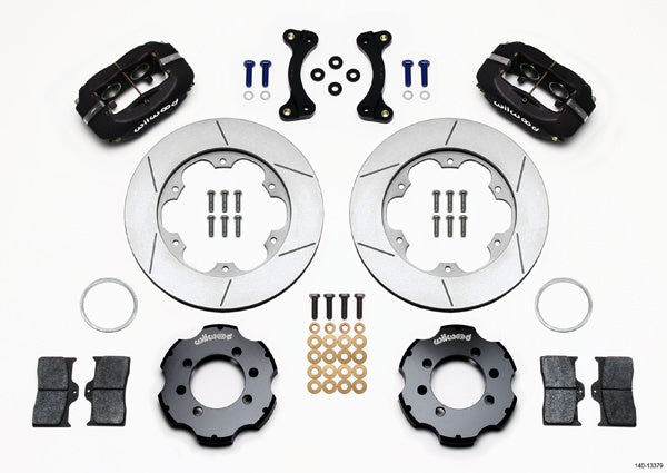 Wilwood Brakes 140-13379 Front Disc Brake Kit Blk 90-05 Miata 11.00 GT Wilwood Brakes 140-13379