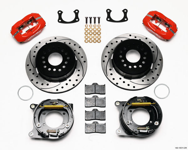 Wilwood Brakes 140-13511-DR Rear Disc Brake Kit with Park BOP 2.75in Offset Wilwood Brakes 140-13511-DR