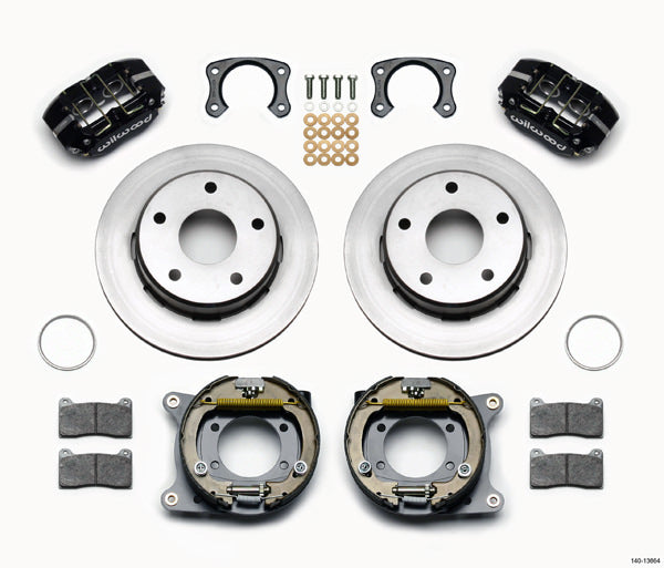 Wilwood Brakes 140-13664 Brake Kit Rear Big Ford New Style 12.19in Wilwood Brakes 140-13664