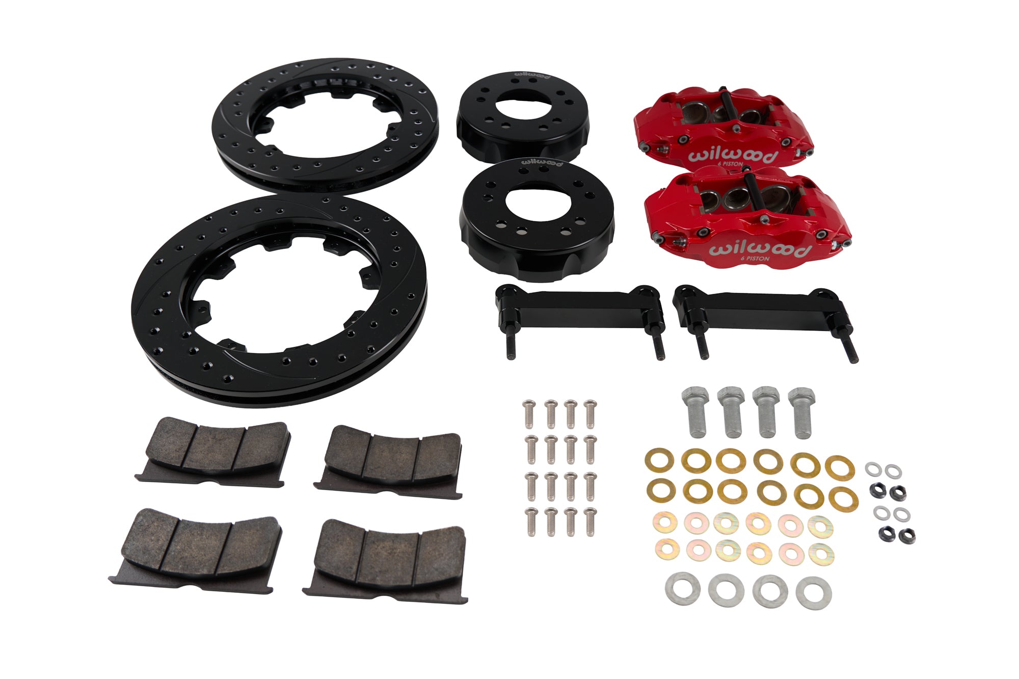 Wilwood Brakes 140-15302-DR Front Disc Brake Kit C10 Pro Spindle 12.19in Wilwood Brakes 140-15302-DR