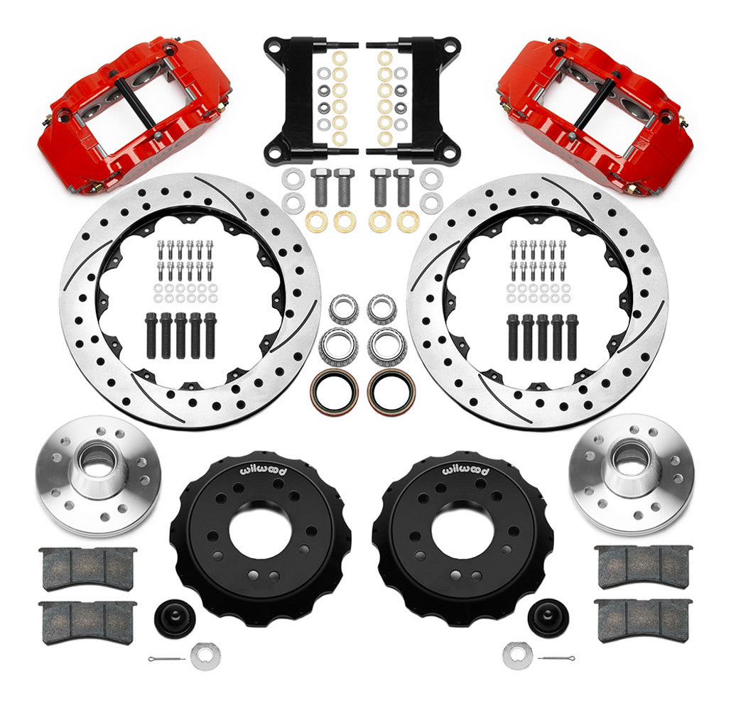 Wilwood Brakes 140-15949-DR Brake Kit Front GM C1500 88-98 5 Lug 13.06in Rtr Wilwood Brakes 140-15949-DR