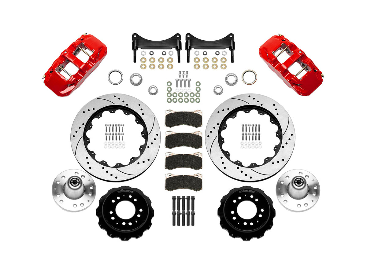 Wilwood Brakes 140-16246-DR Brake Kit Front 80-87 GM G-Body Aero 6 Drilled Wilwood Brakes 140-16246-DR