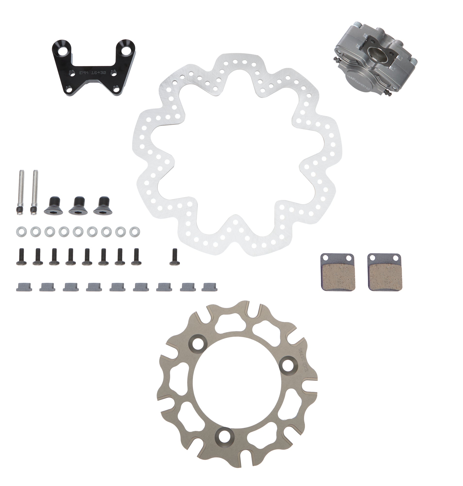 Wilwood Brakes 140-16431 Sprint Car L/F Brake Kit GP200 Wilwood Brakes 140-16431