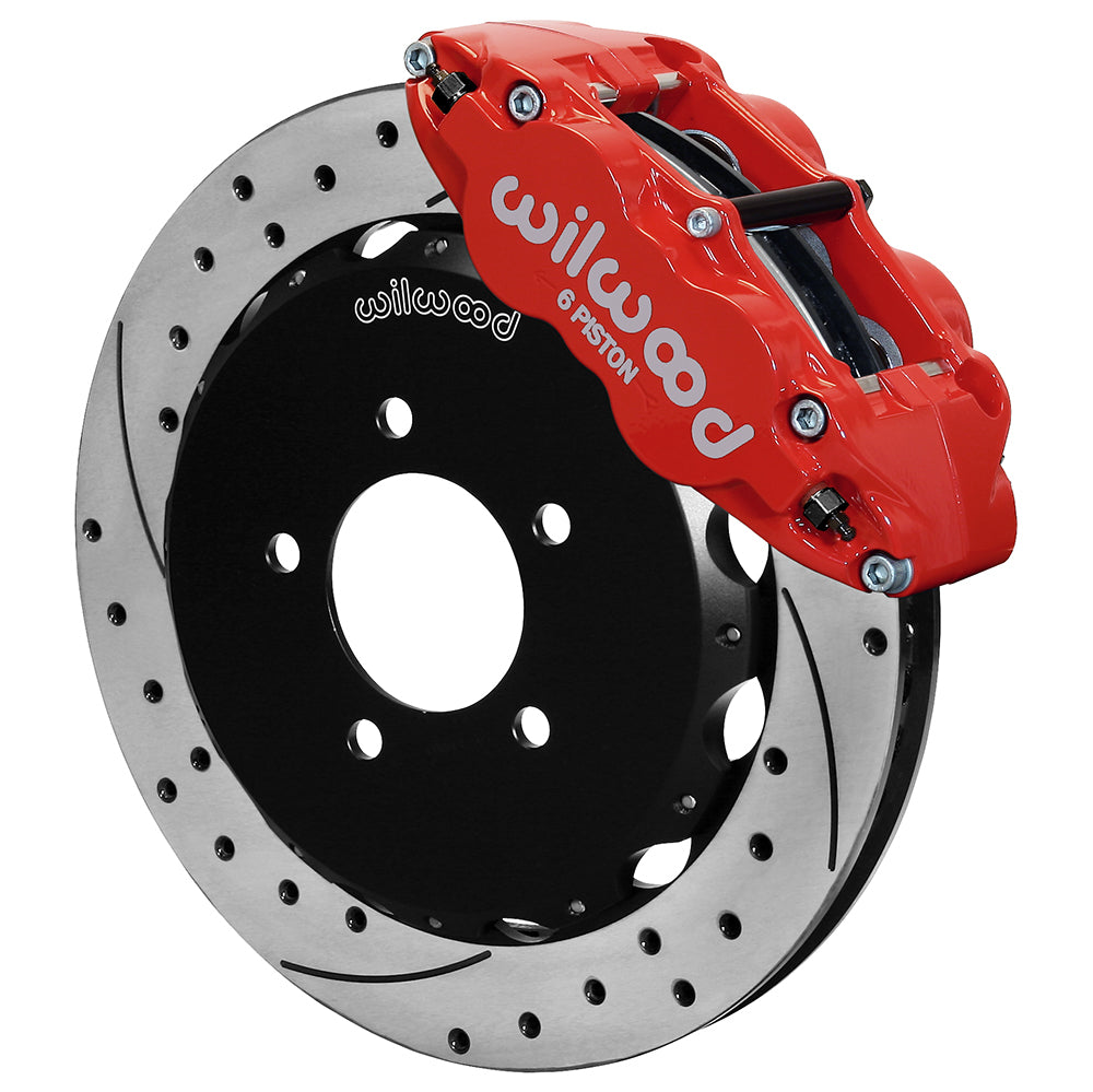 Wilwood Brakes 140-16847-DR Brake Kit Front Honda Civic 13+ Drilled Red Wilwood Brakes 140-16847-DR