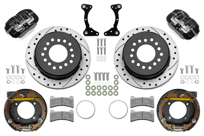 Wilwood Brakes 140-17120-D Brake Kit Rear Black FDP Drilled 11in GM G Body Wilwood Brakes 140-17120-D