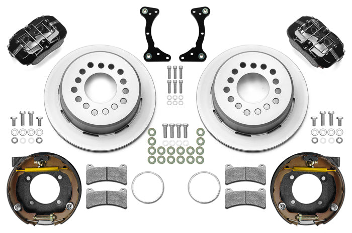 Wilwood Brakes 140-17120 Brake Kit Rear Black FDP Plain 11in GM G Body Wilwood Brakes 140-17120