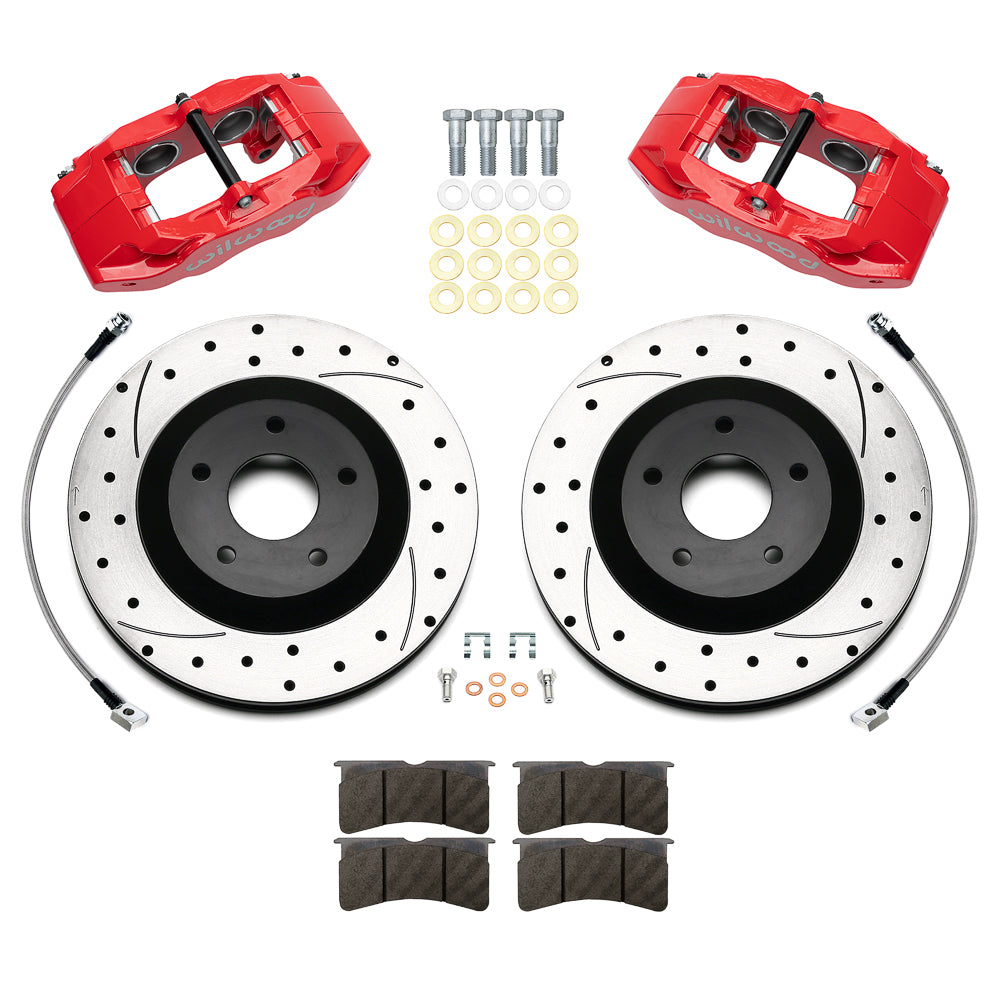 Wilwood Brakes 140-17669-DR KIT FRONT SLC5/6 VETTE 9 7-04 ALL C5 Wilwood Brakes 140-17669-DR