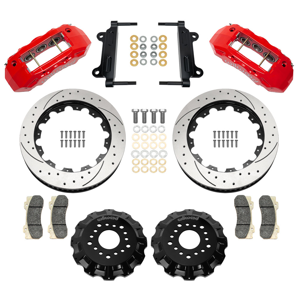 Wilwood Brakes 140-18123-DR KIT FRONT TX6R C10 ALUM PRO SPINDLE Wilwood Brakes 140-18123-DR