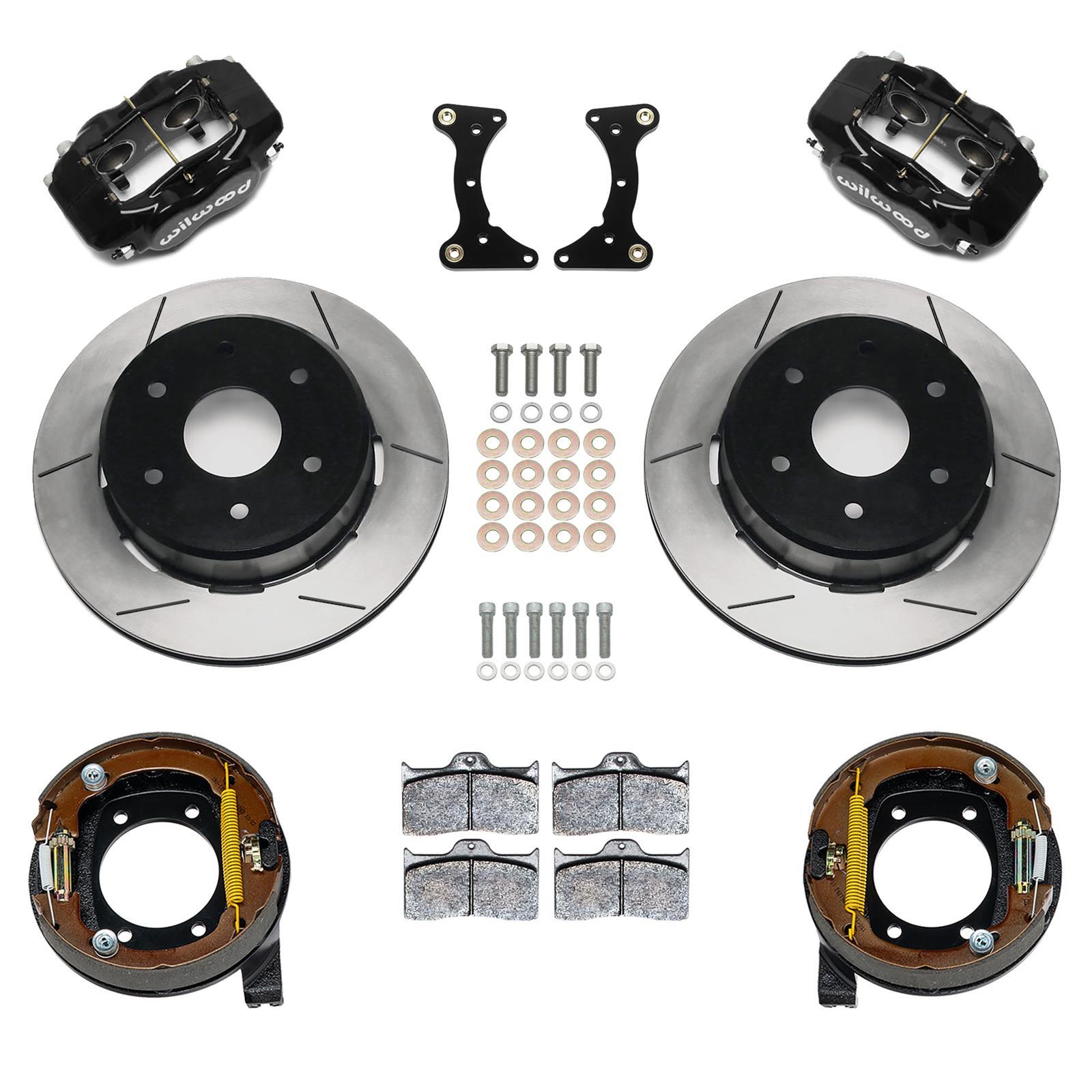 Wilwood Brakes 140-18158 Rear Brake Kit Disc/Drum BLazer 71-91 FDLI Wilwood Brakes 140-18158