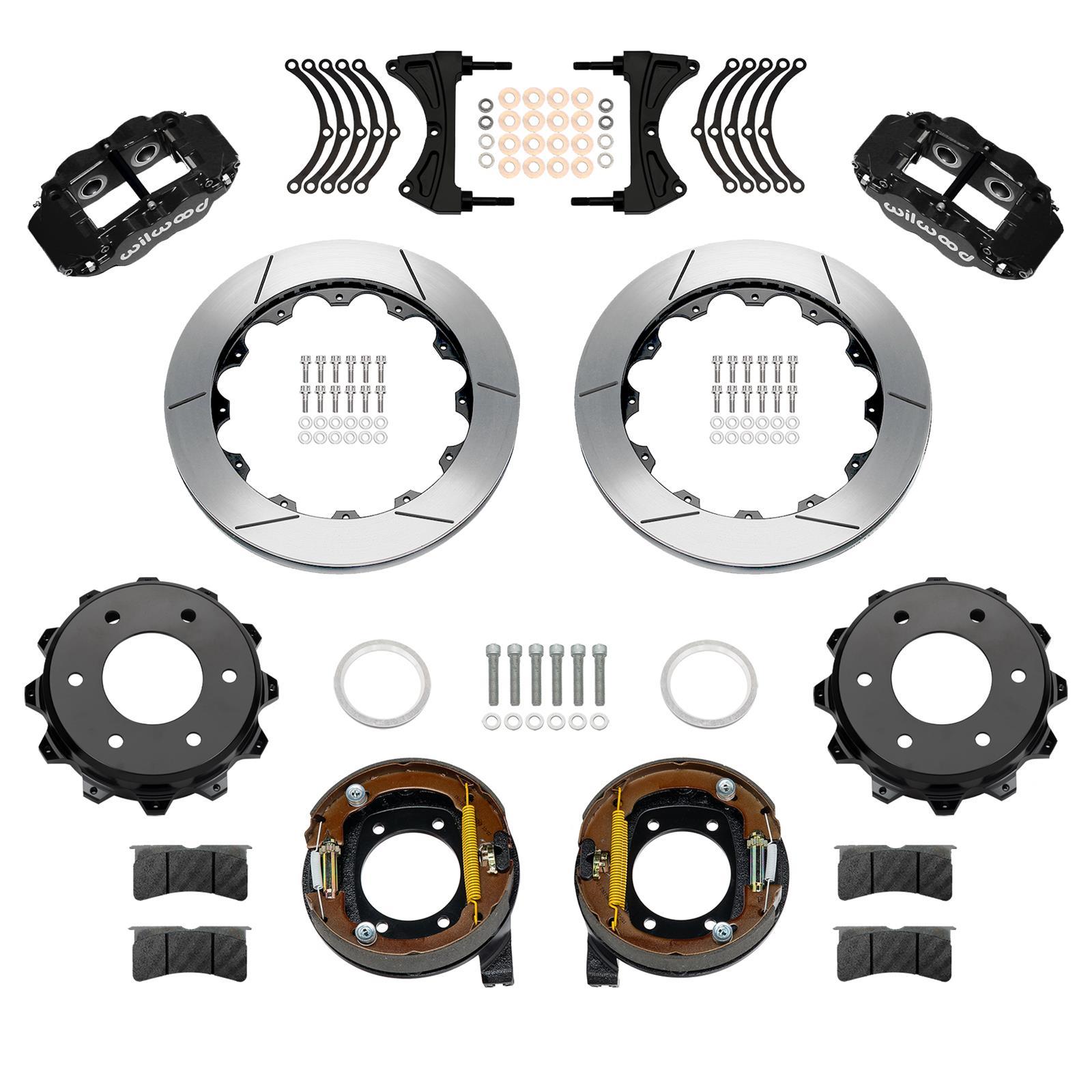 Wilwood Brakes 140-18160 Rear Brake Kit Disc/Drum 71-91 Blazer FNSL4R Wilwood Brakes 140-18160