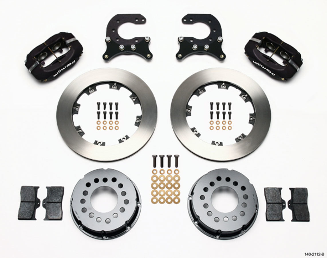 Wilwood Brakes 140-2112-B Rear Brake Kit-Chevy 12-Bolt Billet Calipers Wilwood Brakes 140-2112-B