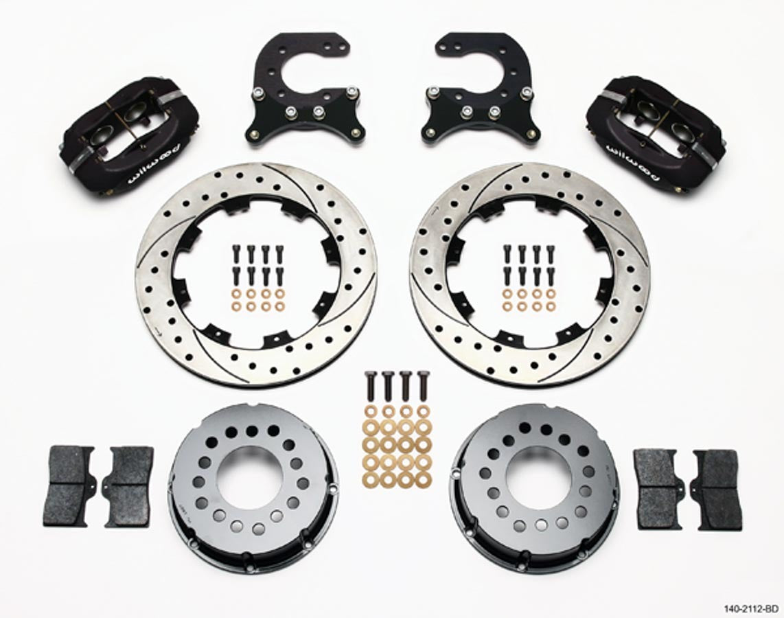 Wilwood Brakes 140-2112-BD Disc Brake Kit 12 Bolt Chevy Wilwood Brakes 140-2112-BD