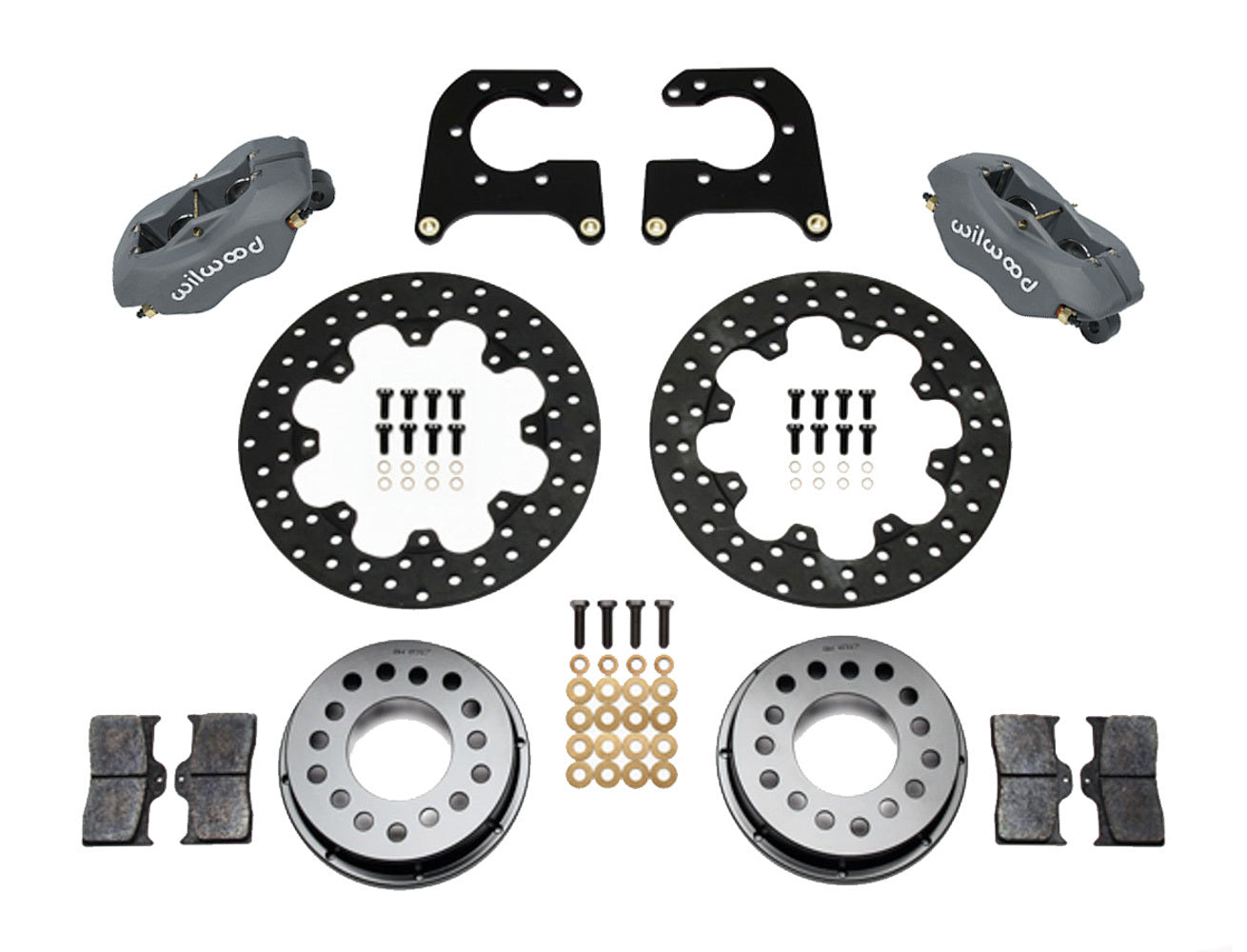 Wilwood Brakes 140-2119-BD Drag Rear Disc Brake Kit New Big Ford Wilwood Brakes 140-2119-BD