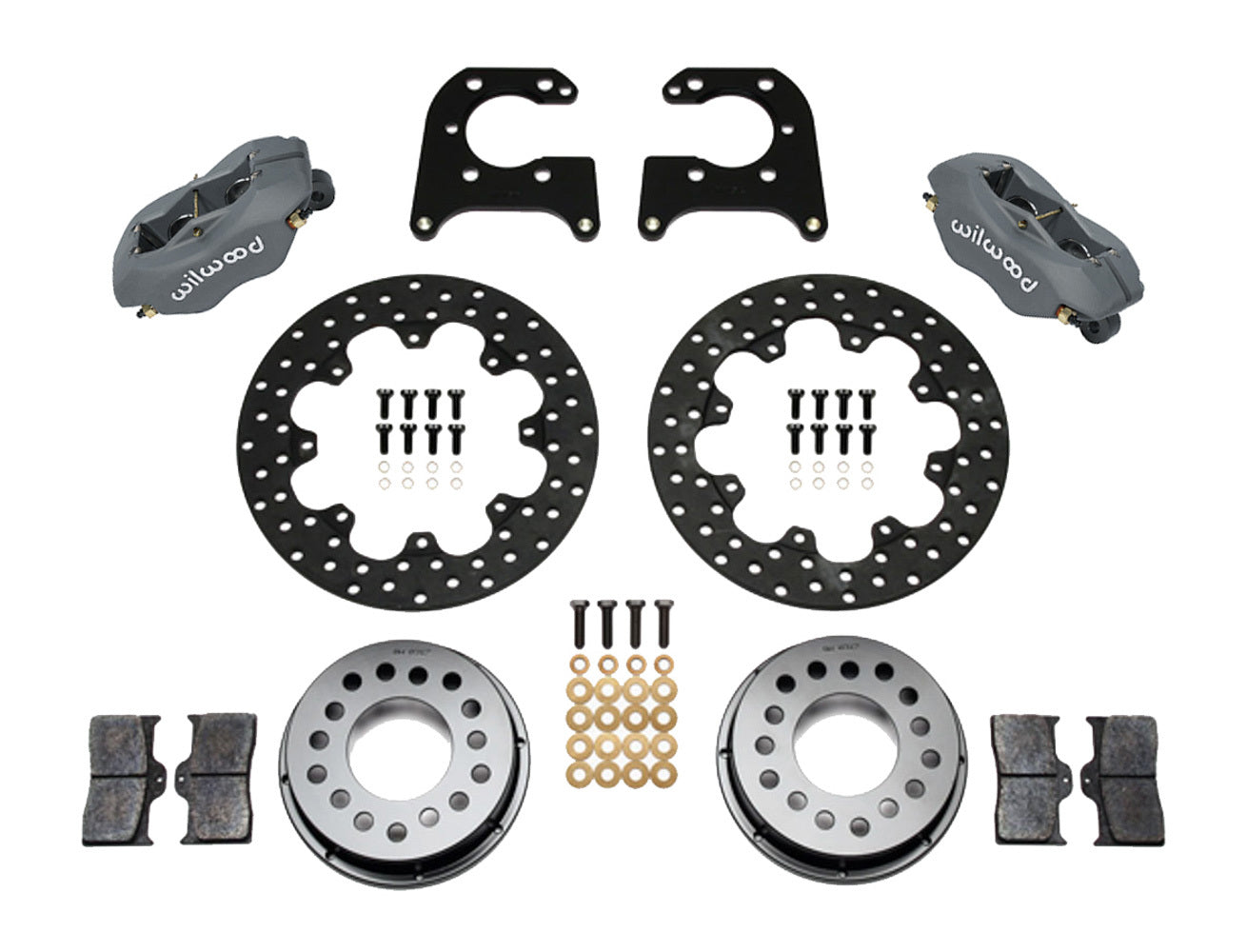 Wilwood Brakes 140-3623-BD Rear Drag Kit Big Ford 2.5in Offset Wilwood Brakes 140-3623-BD