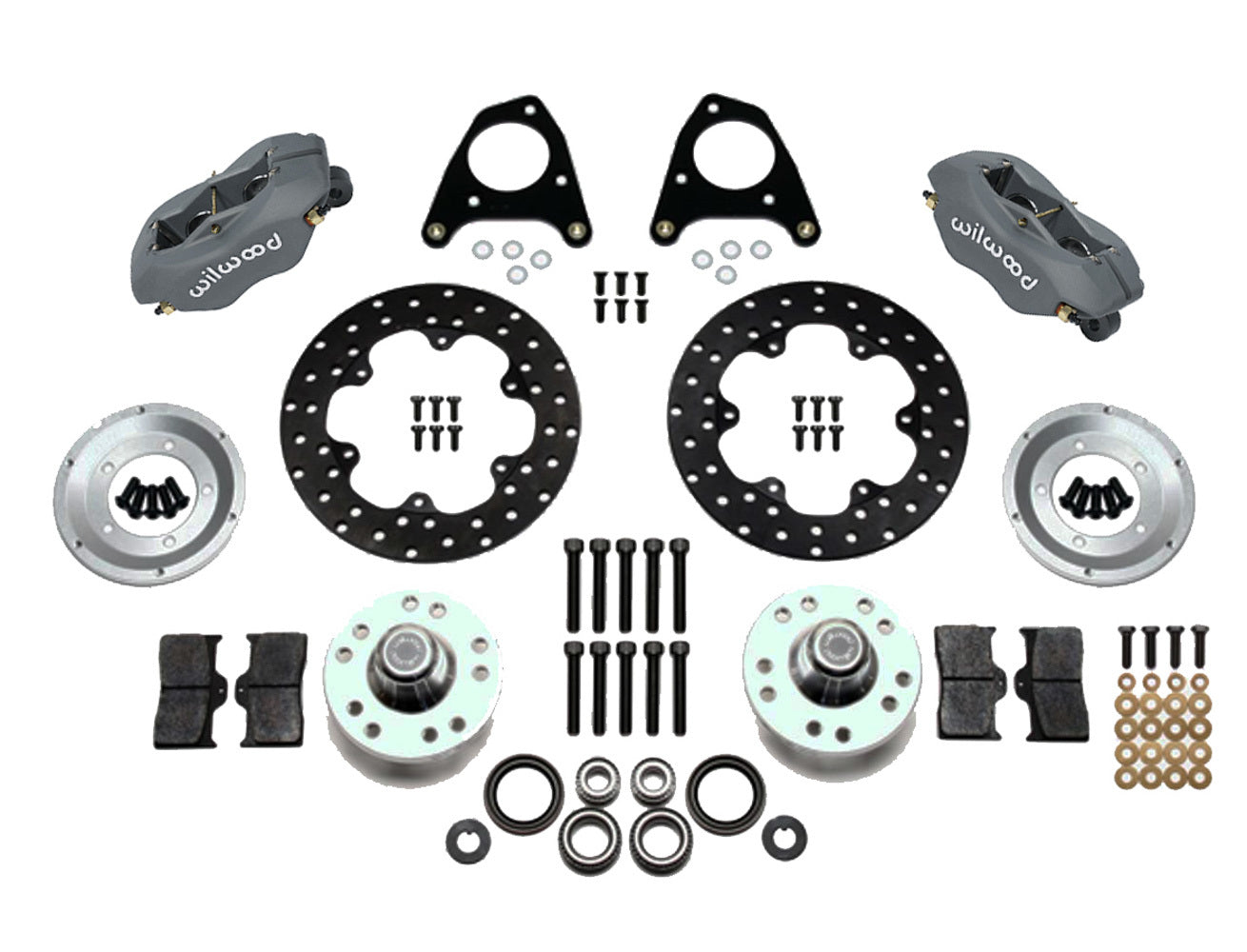 Wilwood Brakes 140-4503-BD MD Front Drag Kit 87-93 Mustang 84-86 SVO Wilwood Brakes 140-4503-BD