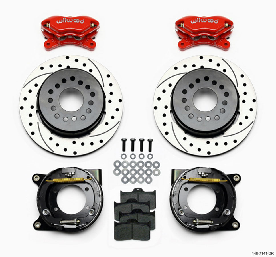 Wilwood Brakes 140-7141-DR Rear Disc Brake Kit w/ Park Brake Chevy Wilwood Brakes 140-7141-DR