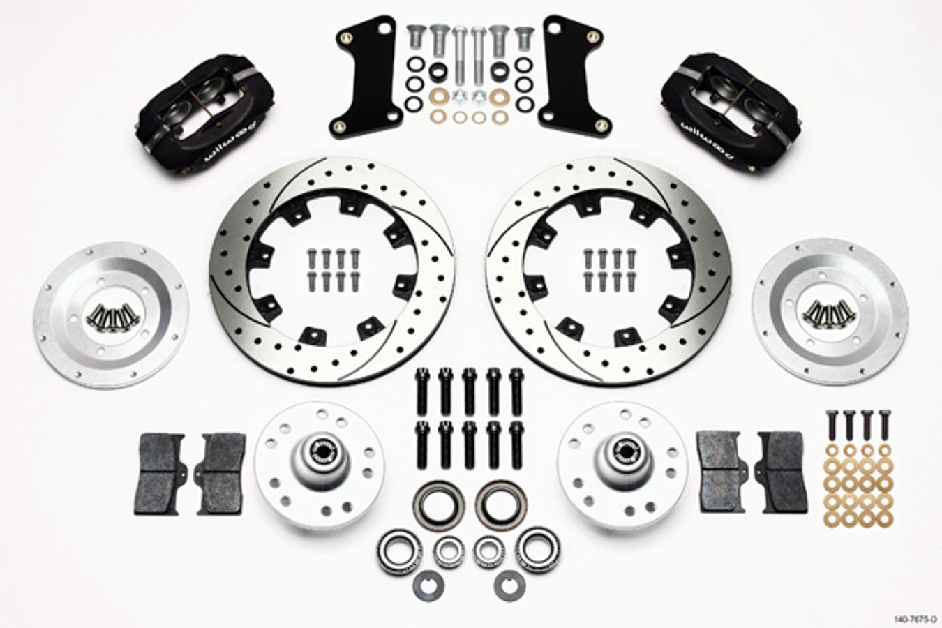 Wilwood Brakes 140-7675-D BB Front Kit 67-72 Camaro Nova Wilwood Brakes 140-7675-D