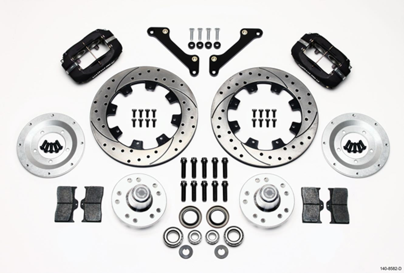Wilwood Brakes 140-8582-D Front Brake Kit 12.19in 70-78 Camaro AFX Body Wilwood Brakes 140-8582-D