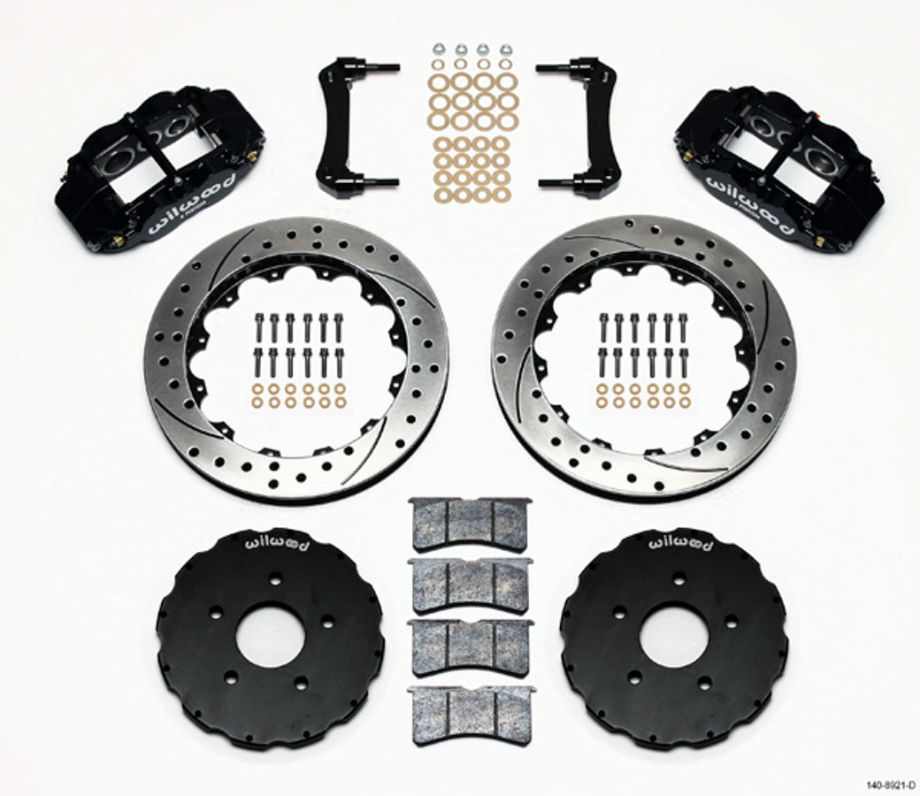 Wilwood Brakes 140-8921-D Brake Kit Front Vette 97 -13 6 Piston 13in Rotor Wilwood Brakes 140-8921-D