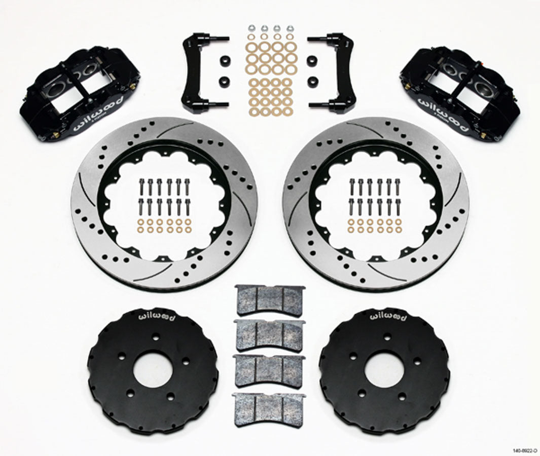 Wilwood Brakes 140-8922-D Brake Kit Front 97-13 Corvette FNSL6R Wilwood Brakes 140-8922-D