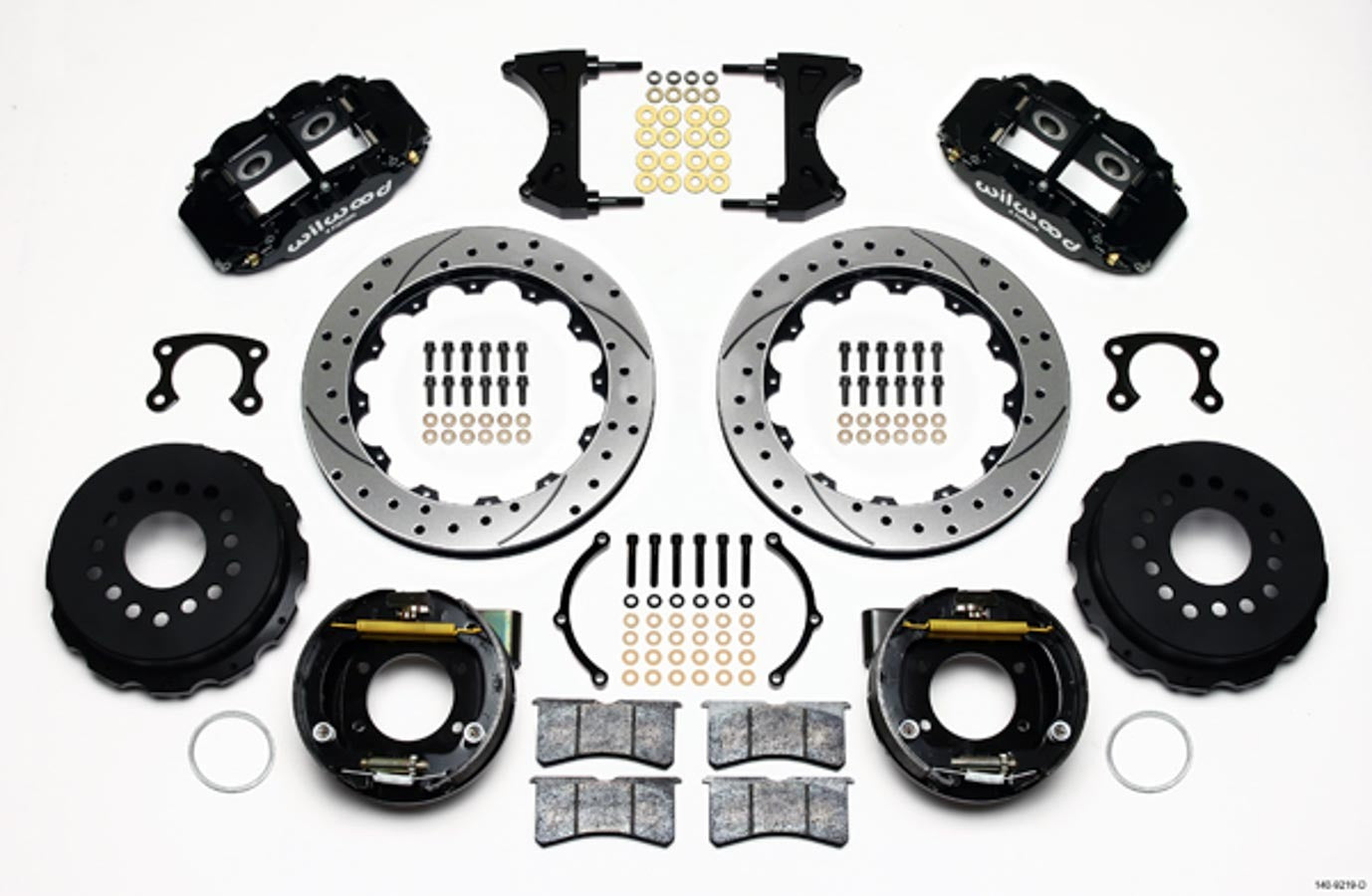 Wilwood Brakes 140-9219-D Rear Disc Brake Kit Ford New Style 12.88 Rotor Wilwood Brakes 140-9219-D