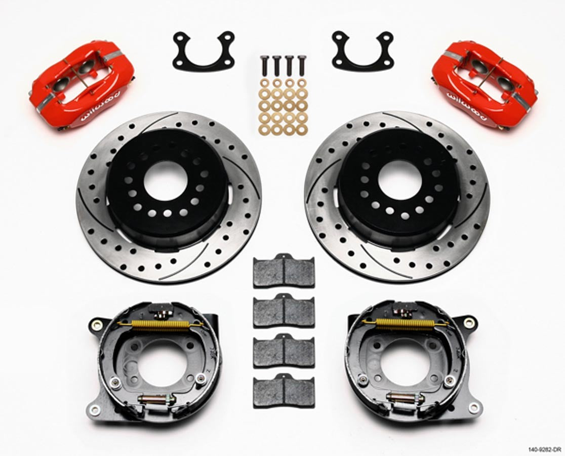 Wilwood Brakes 140-9282-DR P/S Park Brake Kit Small Ford 2.50in Offset Wilwood Brakes 140-9282-DR
