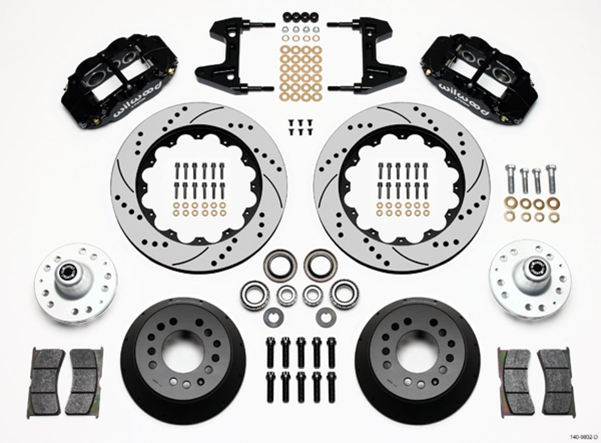Wilwood Brakes 140-9802-D Brake Kit Front 74-78 Pinto / Mustang Drilled Wilwood Brakes 140-9802-D