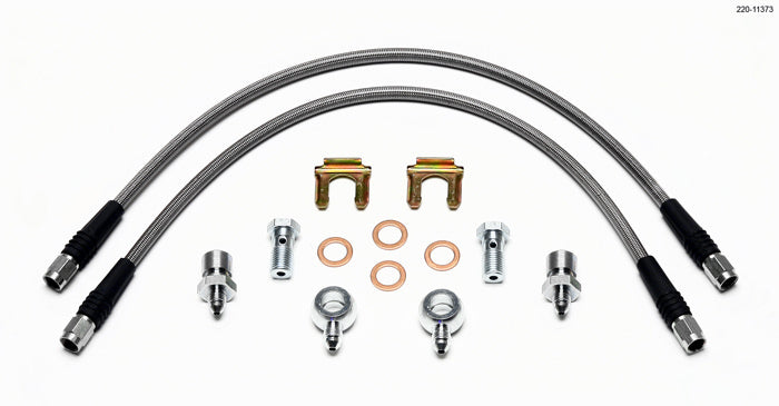 Wilwood Brakes 220-11373 Flexline Kit D52 Caliper 18in 7/16-20 Banjo Wilwood Brakes 220-11373