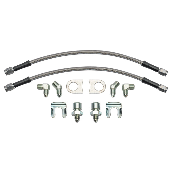 Wilwood Brakes 220-17288 Flexline Kit 12in 3/8-24 to 90 Deg. Wilwood Brakes 220-17288
